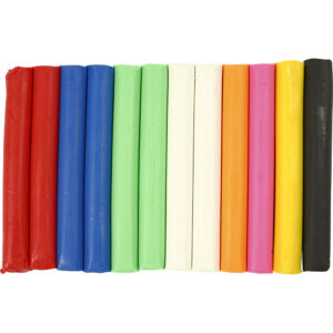 Soft Clay Modellervoks, ass. farver, 200 g/ 1 pk.