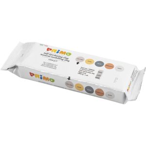 Selvhærdende ler, lys grå, 1000 g/ 1 pk.