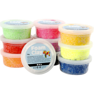 Foam Clay®, ass. farver, 10x35 g/ 1 pk.