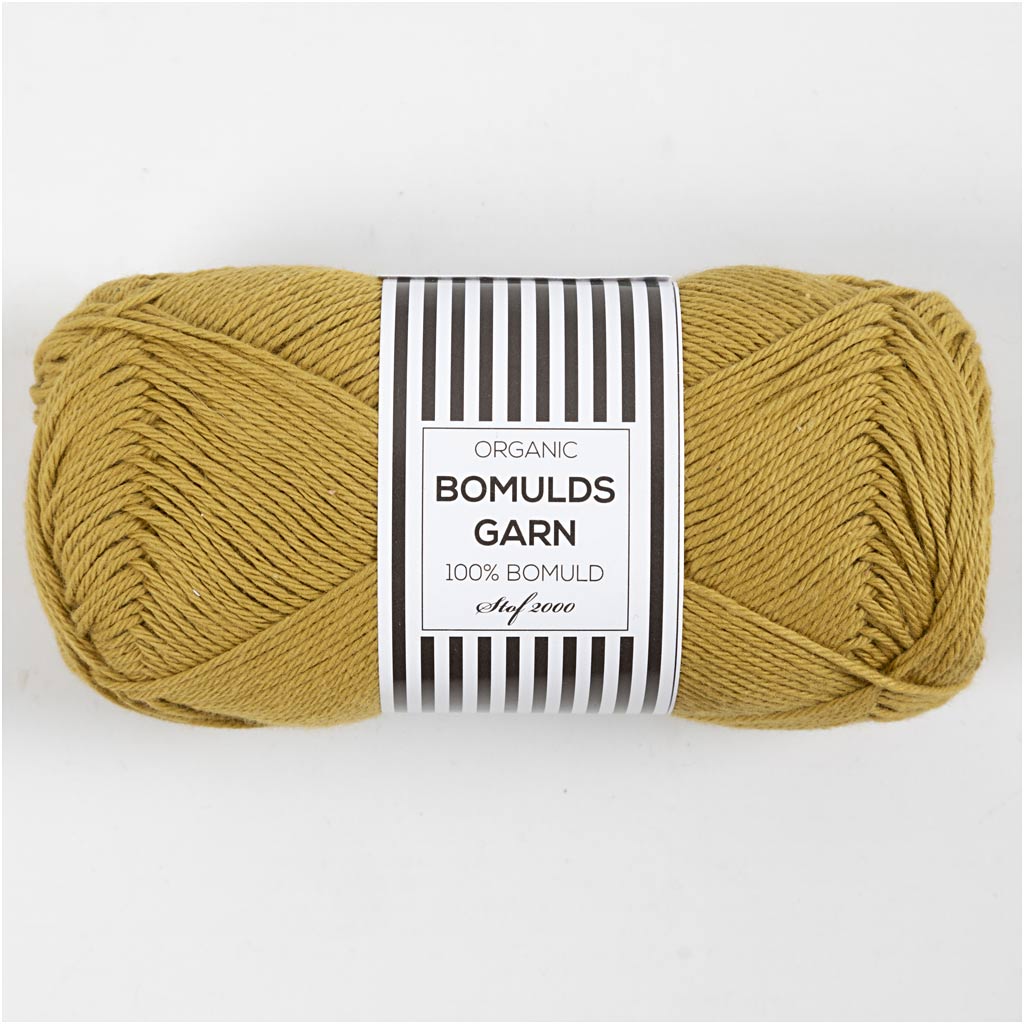 Bomuldsgarn Organic 8/4 Dark golden