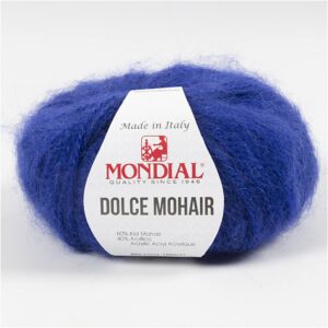 Dolce mohair Kongeblå