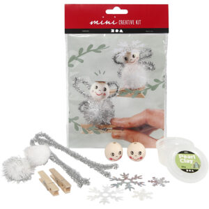 Mini DIY Kit, engle på klemmer, 1 sæt