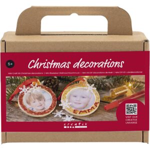 Mini DIY Kit Juledekorationer, Rammer, 1 pk.