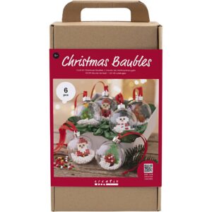 DIY Kit Julekugler, Rørperler, 1 pk.