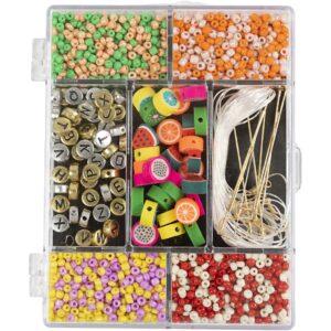 DIY Mix Smykker, Frugtmix, stærke farver, 1 pk.