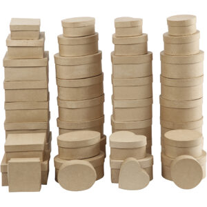 Æsker, H: 5-7,5 cm, diam. 10-18 cm, 72 stk./ 1 ks.