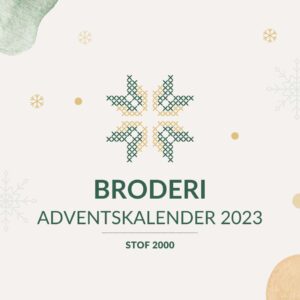 Adventskalender broderi